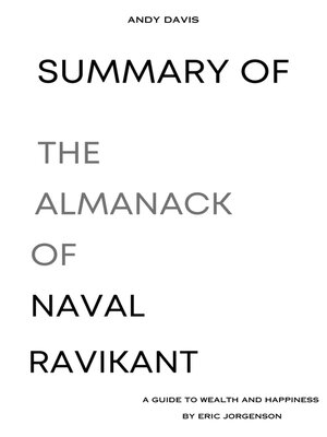 cover image of Summary of the Almanack of Naval Ravikant
